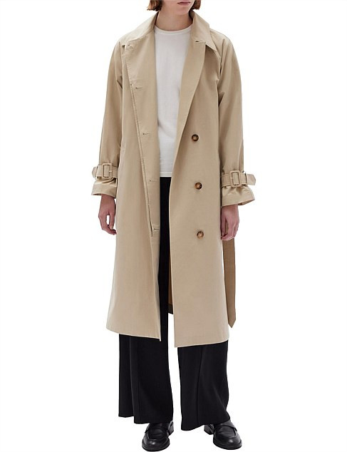 Assembly Label Alessandra Trench Coat Tan | David Jones | David Jones (Australia & New Zealand)