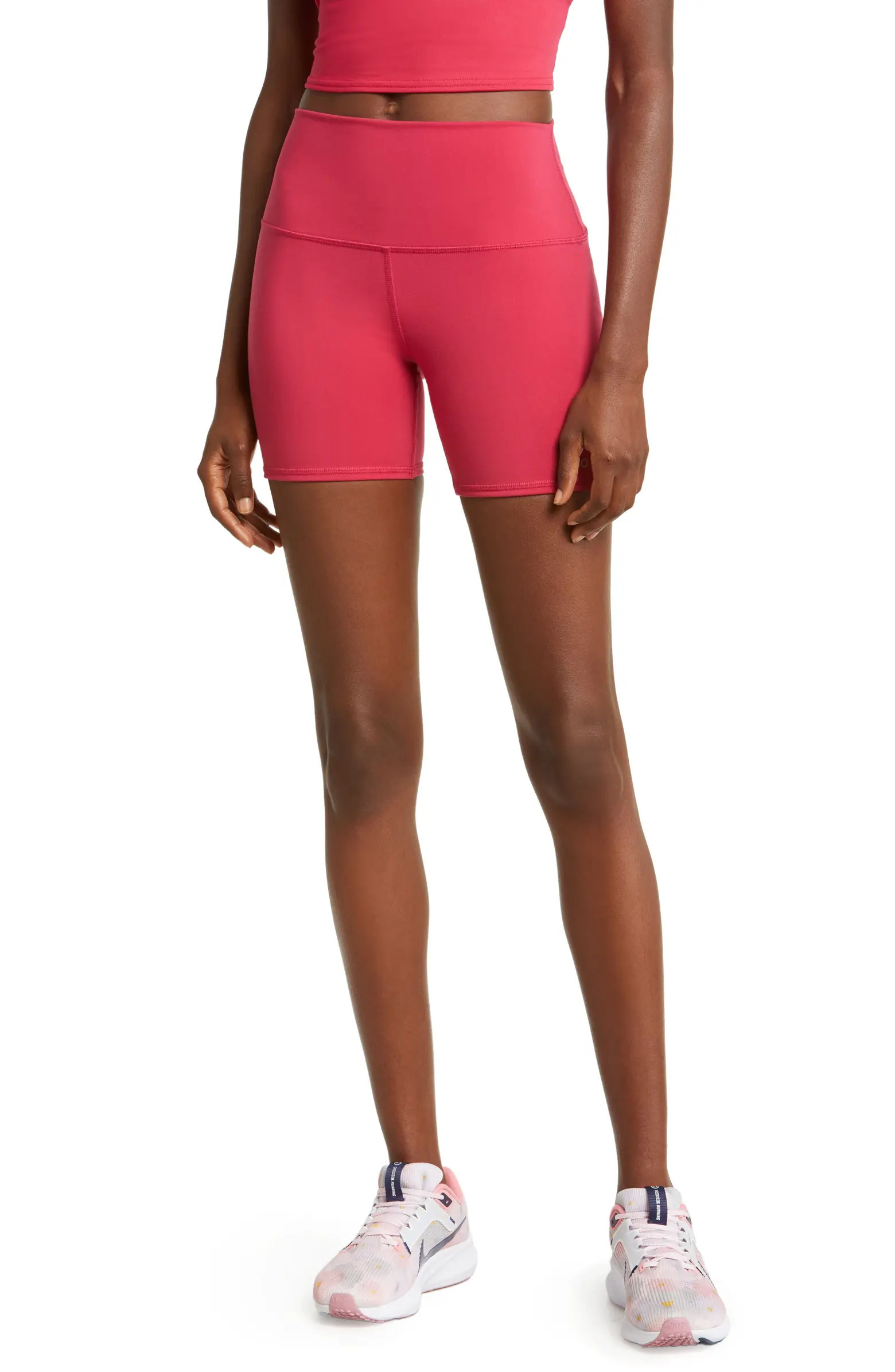 Airbrush High Waist Bike Shorts | Nordstrom