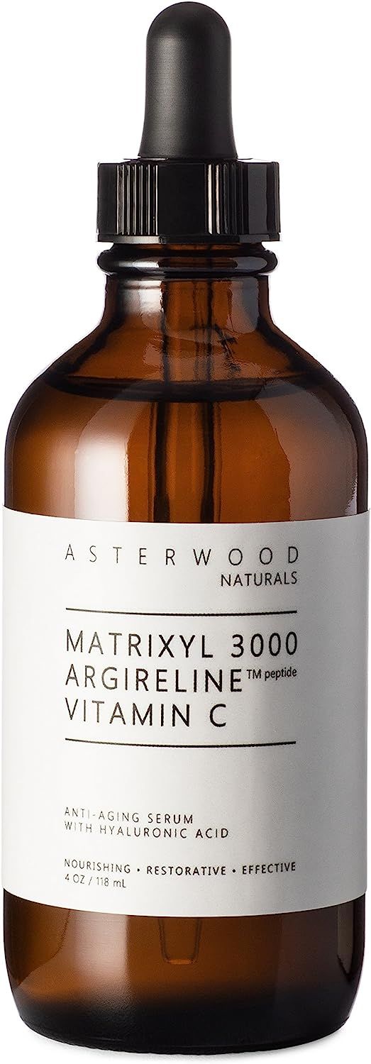 Asterwood Naturals Triple Repair Matrixyl 3000 + Argireline + Hyaluronic Acid + Organic Vitamin C Se | Amazon (US)