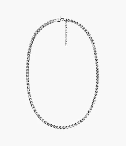Stainless Steel Chain Necklace | Fossil (US)