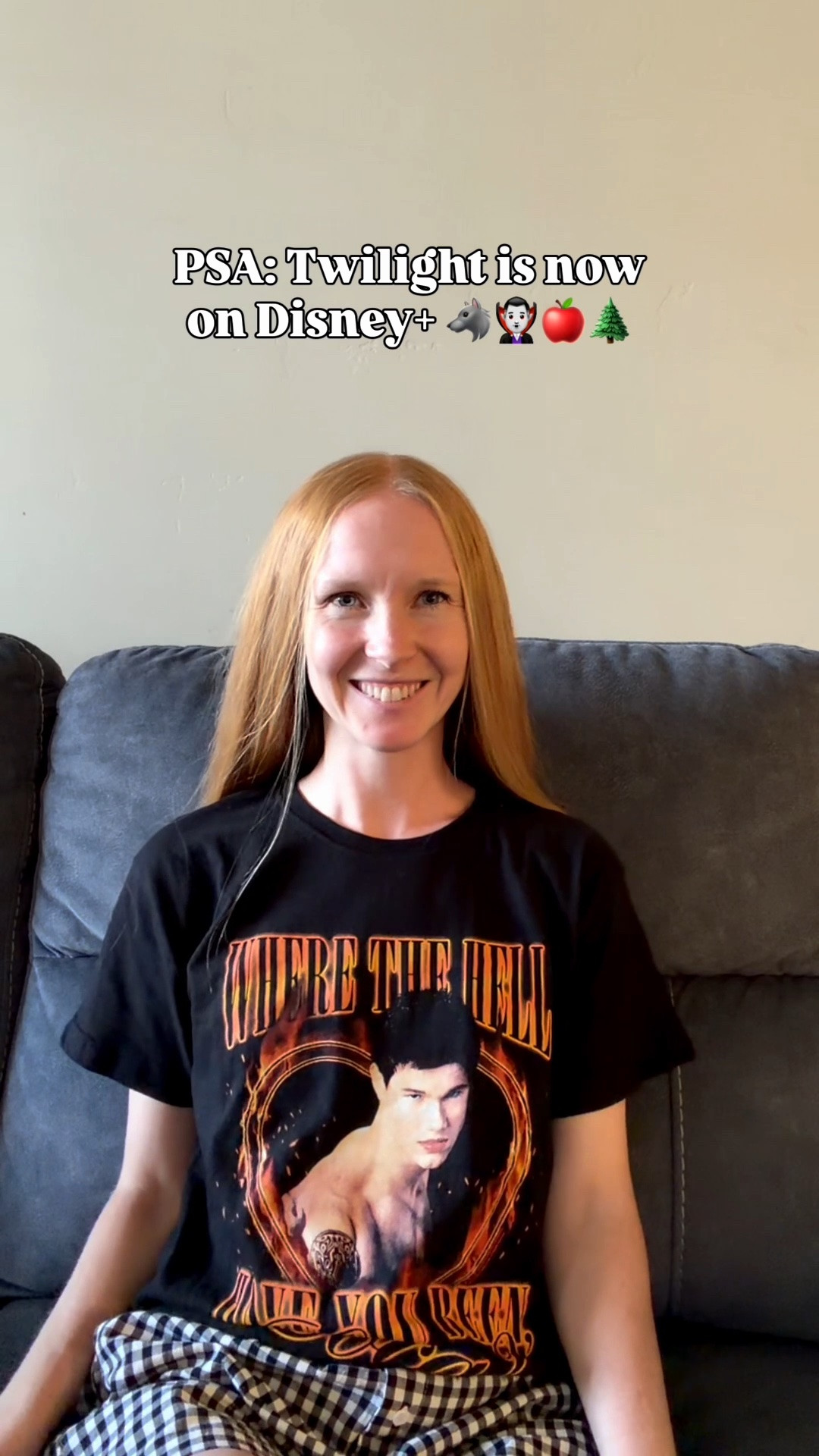 THIS IS NOT A DRILL! All 5 Twilight movies are now streaming on Disney+ 🐺🧛🏻‍♂️🍎🌲 I will be watching these on repeat until further notice. 

Also, Target has the most amazing Jacob shirt right now, WTHHYBL 😂 

Are you team Edward or team Jacob?

#LTKootd #LTKgrwm #LTKSeasonal