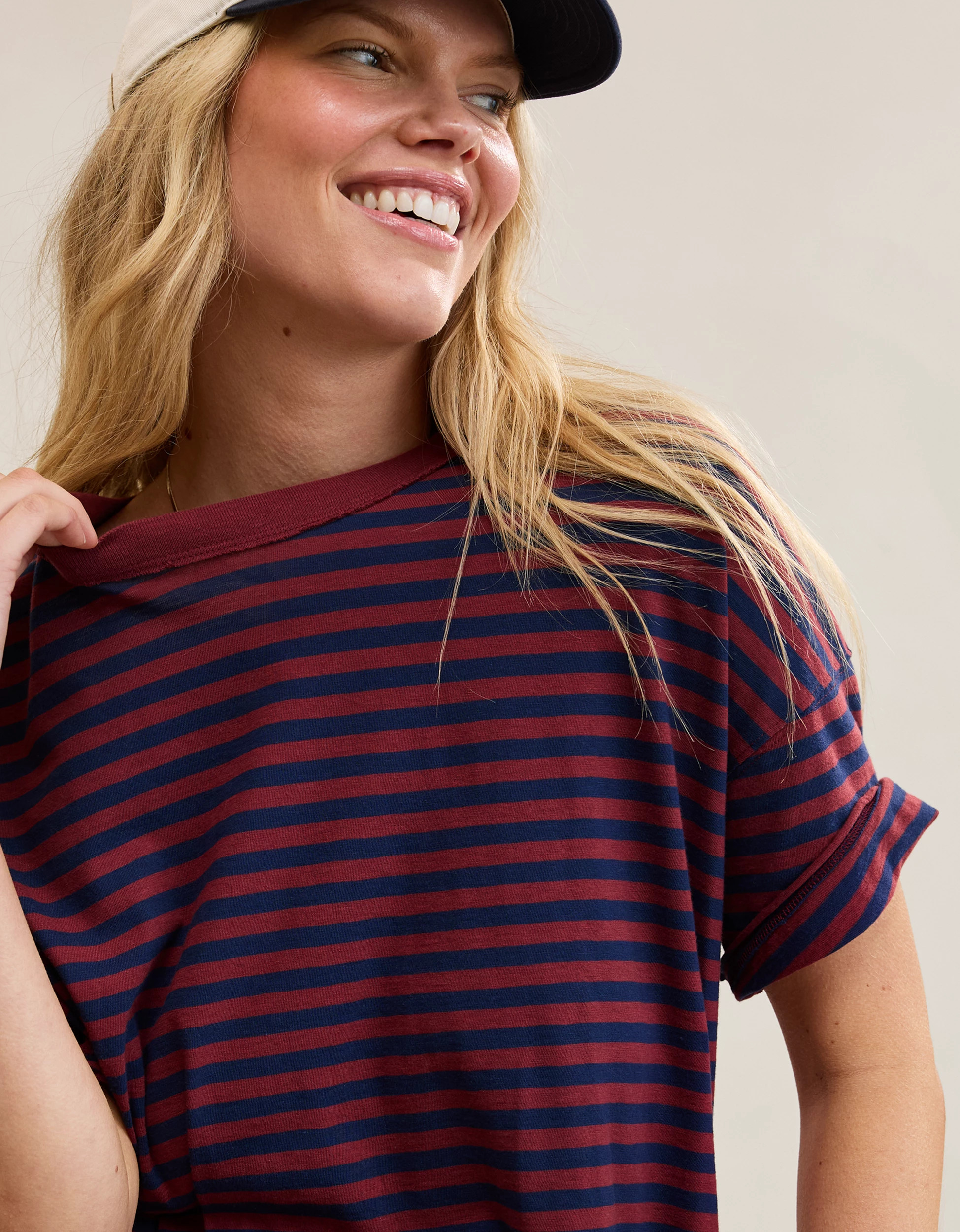 Aerie Oversized Crew Boyfriend T-Shirt | Aerie