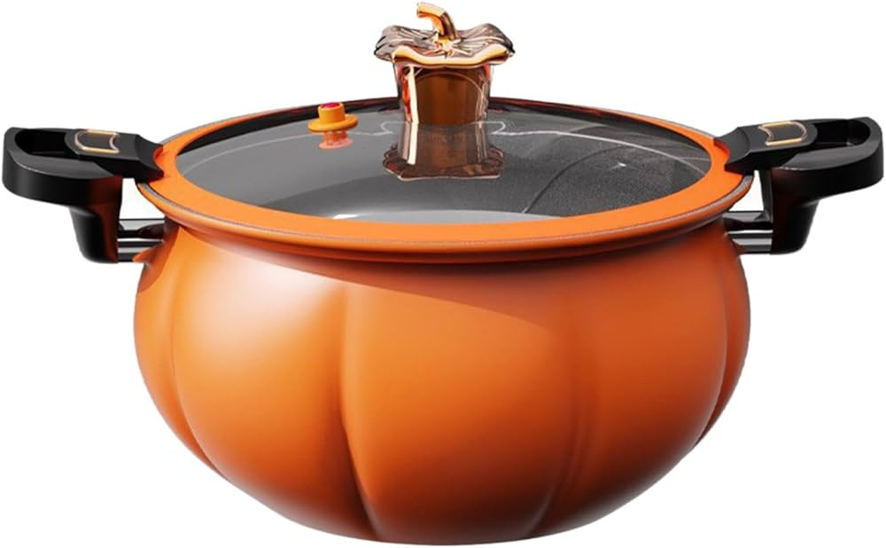 KLKCMS Olla de sopa a presión con forma de calabaza en forma de olla de cocción lenta y calenta... | Amazon (US)