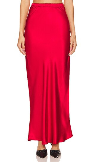 Gaia Bias Cut Maxi Skirt in Heartbeat | Revolve Clothing (Global)