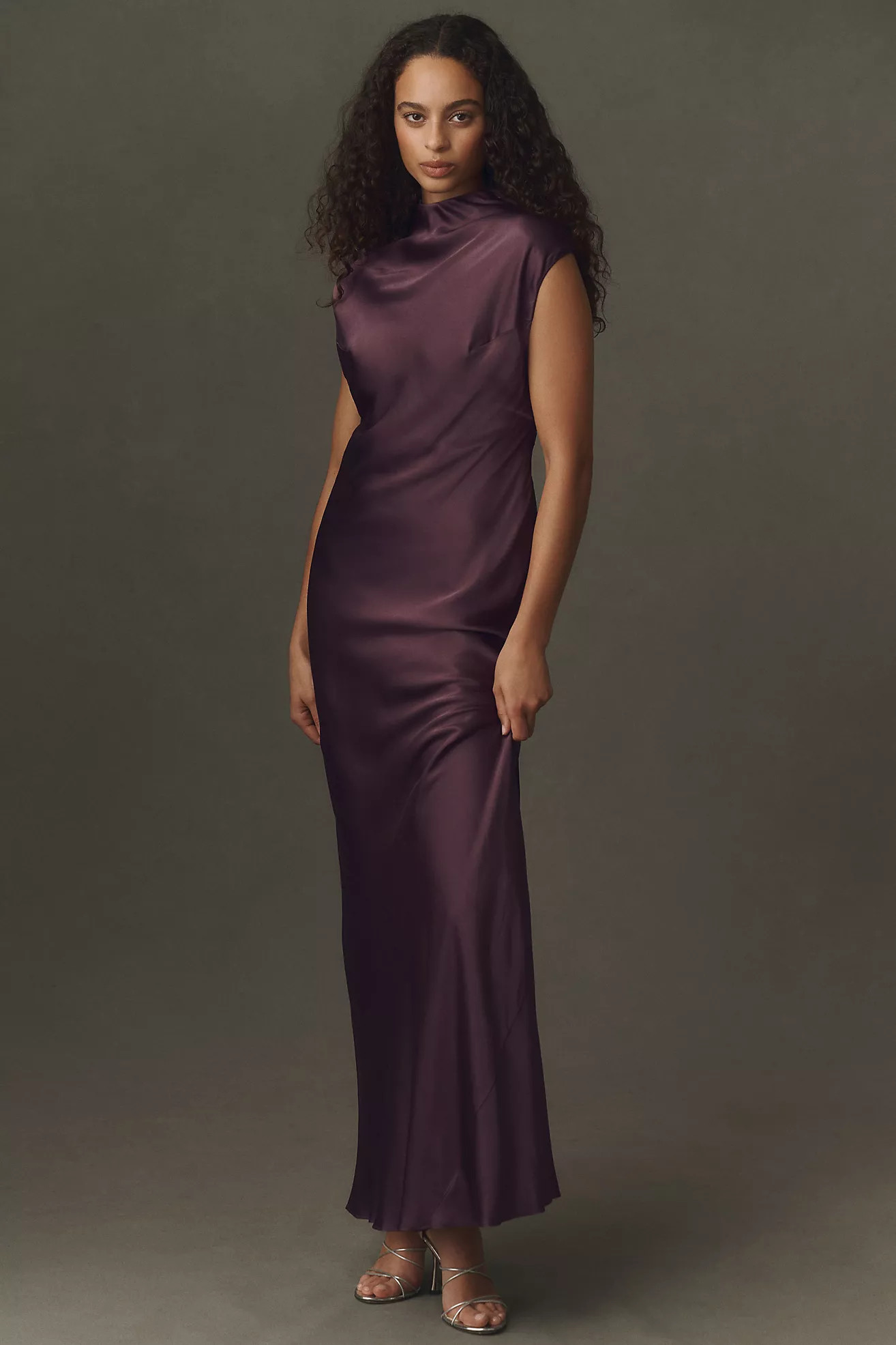 BHLDN Satin Knot Maxi Dress | Anthropologie (US)