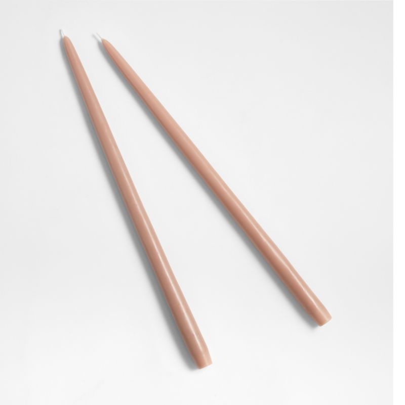 18" Dipped Spice Taper Candles, Set of 2 by Athena Calderone + Reviews | Crate & Barrel | Crate & Barrel
