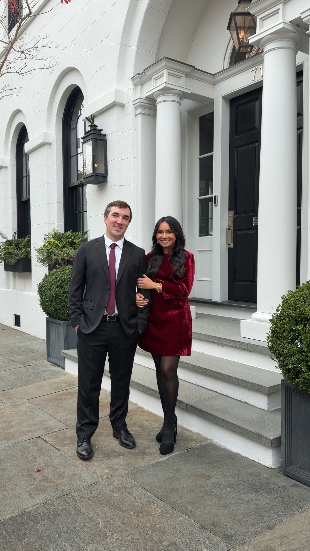 Red dress size 0 TTS 
Black tights size small TTS
Black platform heels size 5 TTS
Black faux fur jacket size xxs regular TTS

Christmas card dress!


#LTKHoliday #LTKootd #LTKPetite