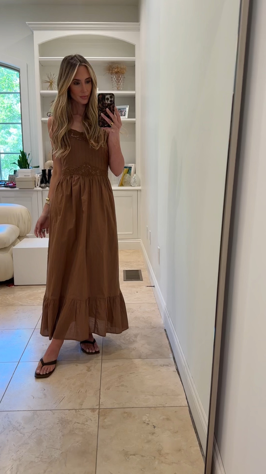 Would you believe me if I told you this dress was under $50?? 
@Target 

brown dress, lace dress, lace details, midi dress, summer style, summer dress

#LTKfitnessgoals