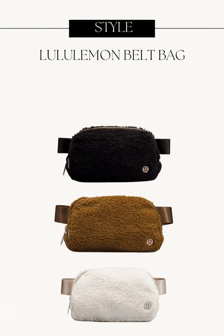 Fleece Lululemon vent bag back in stock! Great gift idea! 

#LTKGiftGuide #LTKunder100 #LTKstyletip