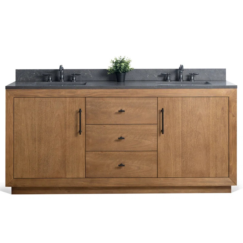 72" Free Standing Double Bathroom Vanity | Wayfair North America