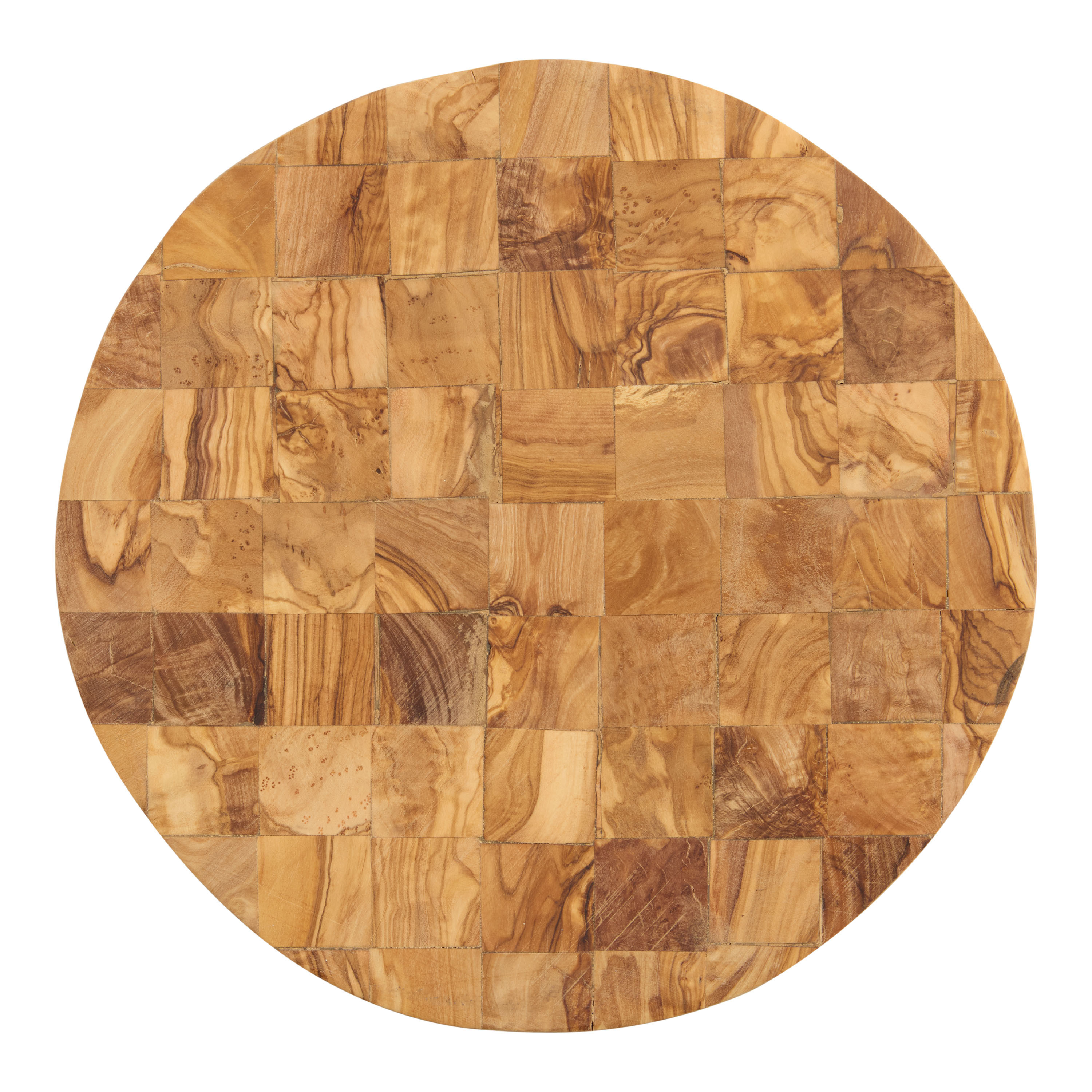 Round Natural Olive Wood Cutting Board | World Market