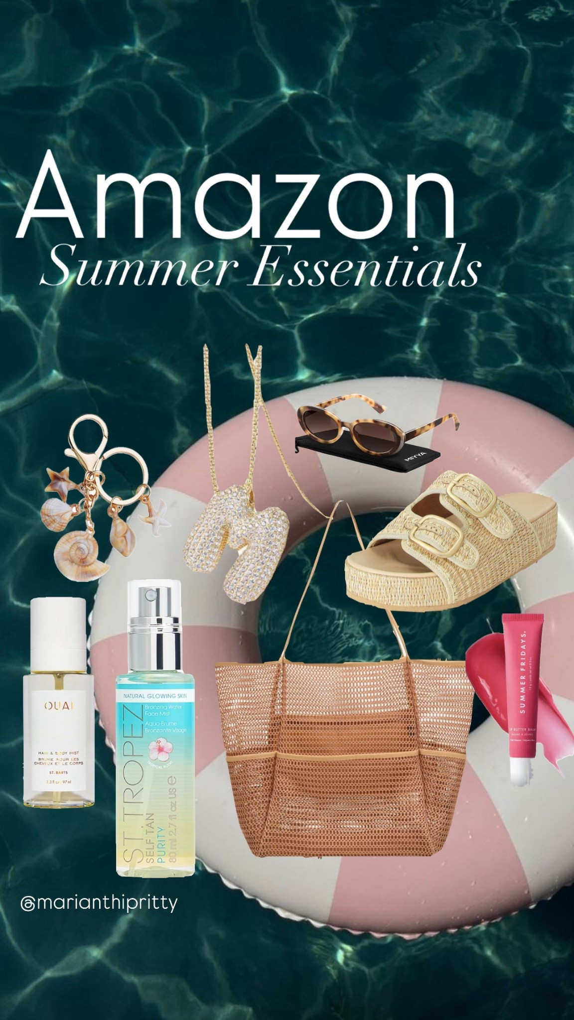 Amazon pool essentials #amazonfinds #poolday #summeressentials #beachday #founditonamazon 

#LTKSwim #LTKFindsUnder50 #LTKSeasonal