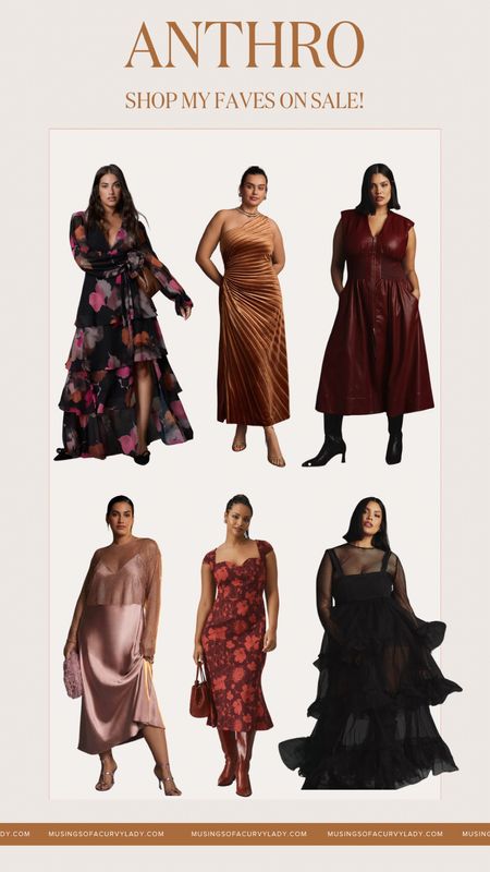 Shop my faves currently on sale at Anthropologie✨

plus size fashion, curvy, dresses, date night, girls night out, red dress, black dress, silk, satin, suede, ruched, layered, floral, style guide, outfit inspo, trending looks

#LTKstyletip #LTKsalealert #LTKplussize