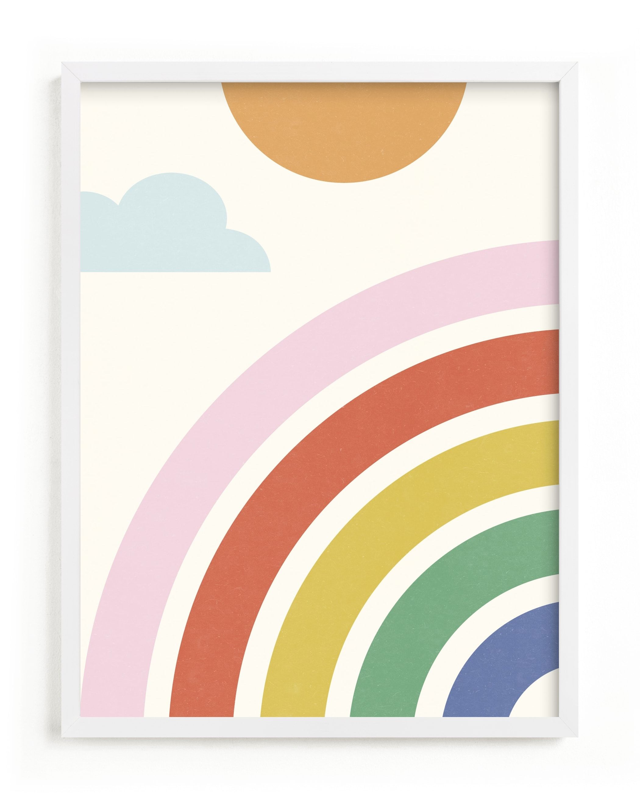 "Simple Rainbow" - Graphic Limited Edition Art Print by Kristen Smith. | Minted