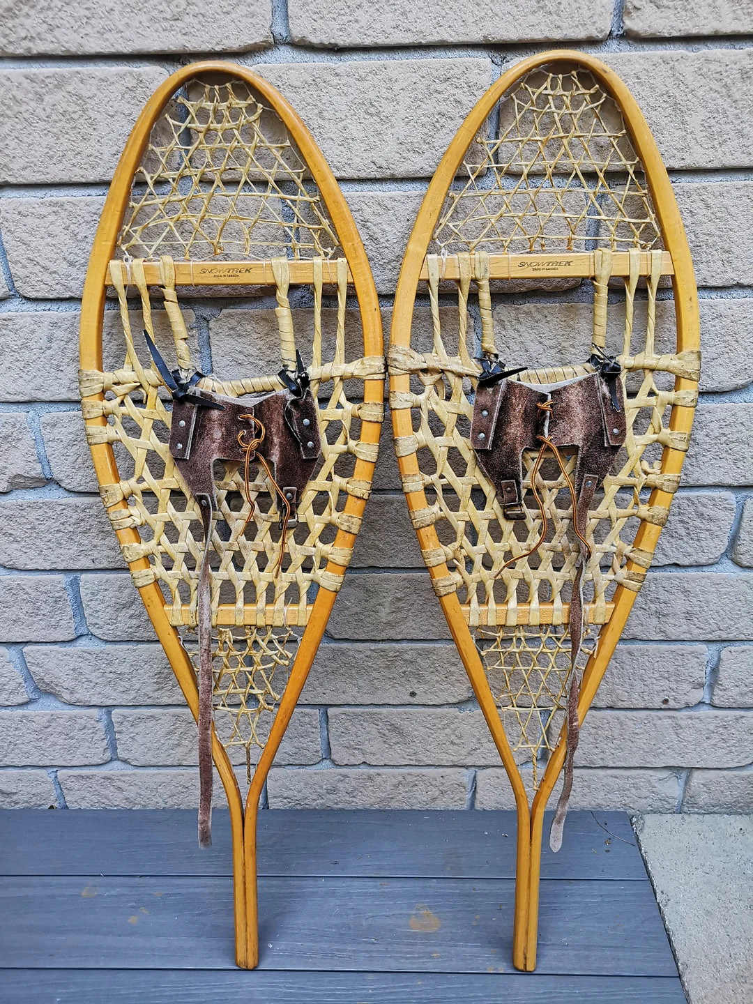 Vintage Canadian Wooden Snowtrek Snowshoes, 42.514, Cleaned and Inspected, in Very Good Condition... | Etsy (US)
