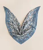 Paisley Satin Fashion Scarf | Buckle