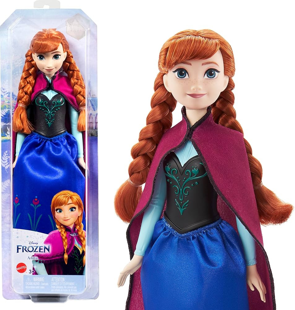 Disney Frozen - Anna, bambola con abito elegante e accessori ispirati al film Dsney Frozen 1, gio... | Amazon (IT)