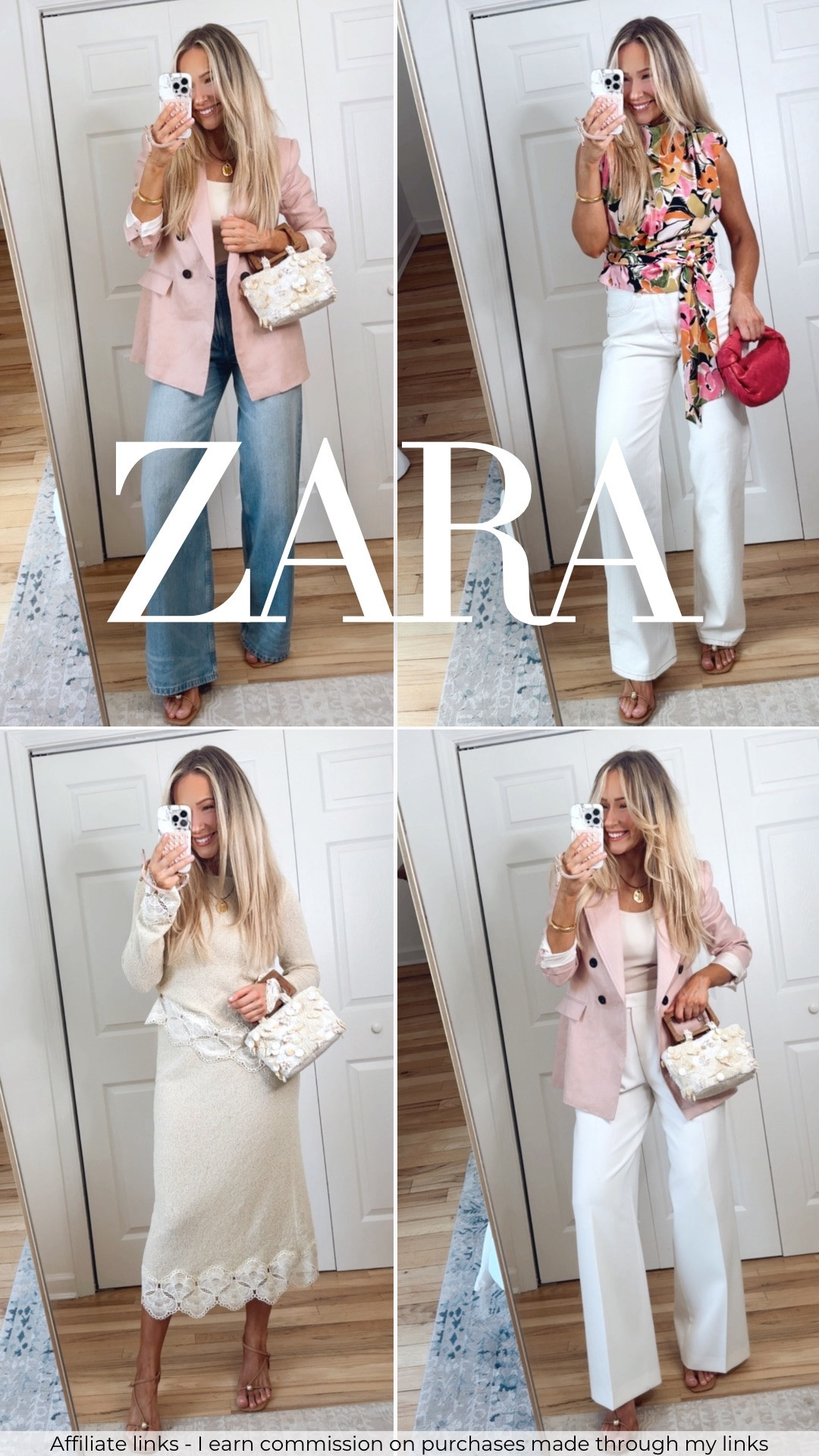Affiliate links - I earn commission on purchases made through my links | Zara spring outfits 