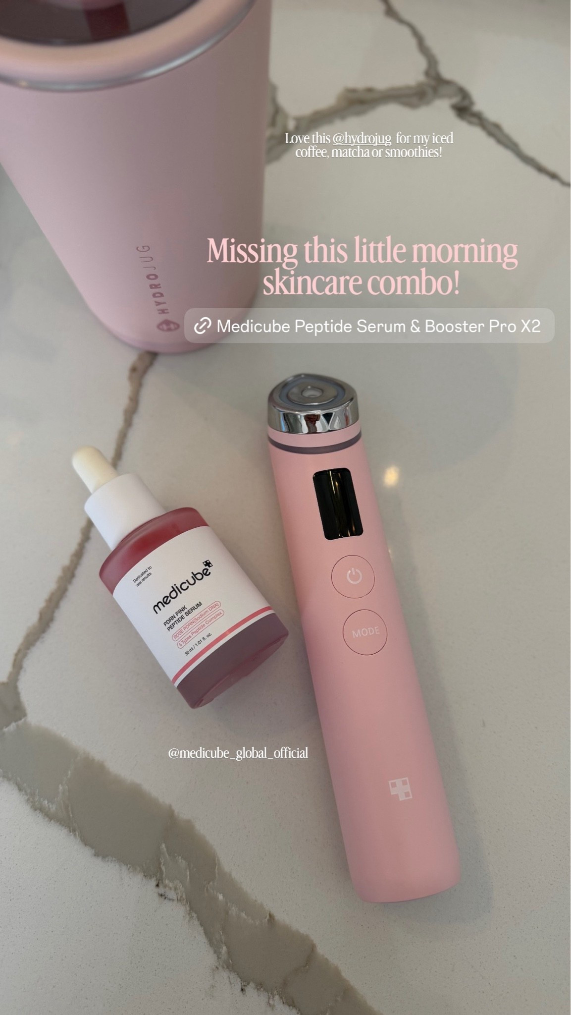 Missing this little morning skincare combo from @medicube! Also loving this @hydrojug cup for my iced coffee, matcha, and smoothies! ✨

#LTKmomlife #LTKmorningroutine #LTKselfcare