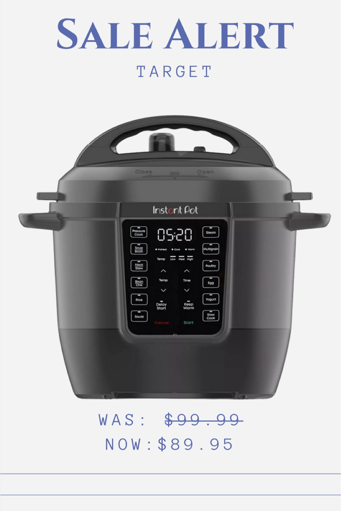 Insta pot is on major sale today!  I recently found out that most crockpots are coated with a nonstick surface which can expose you to unwanted chemicals, so I switched to an instant pot because it has a slow cooker option and is made entirely of stainless steel! #nontoxic #nontoxickitchen 

#LTKHome