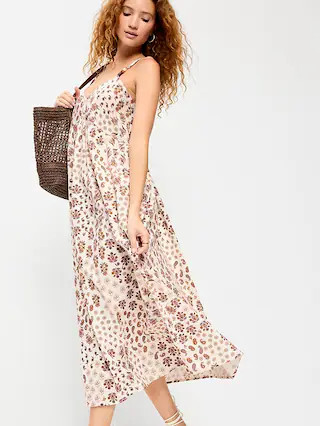 Sleeveless Boho Maxi Dress | Old Navy (CA)