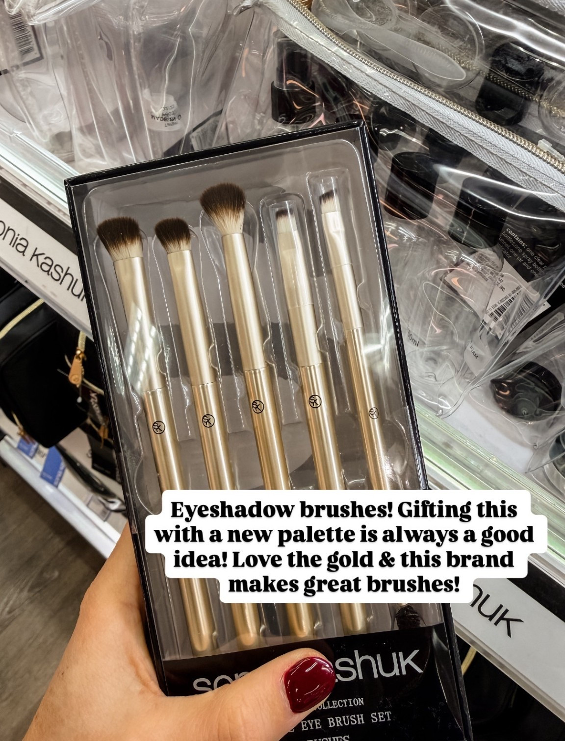 Eyeshadow brushes are a gift any girl would use & love!

Loverly Grey, Target find, eyeshadow brushes, beauty finds, gift guide, gift ideas 

#LTKHoliday #LTKGiftGuide #LTKFindsUnder50