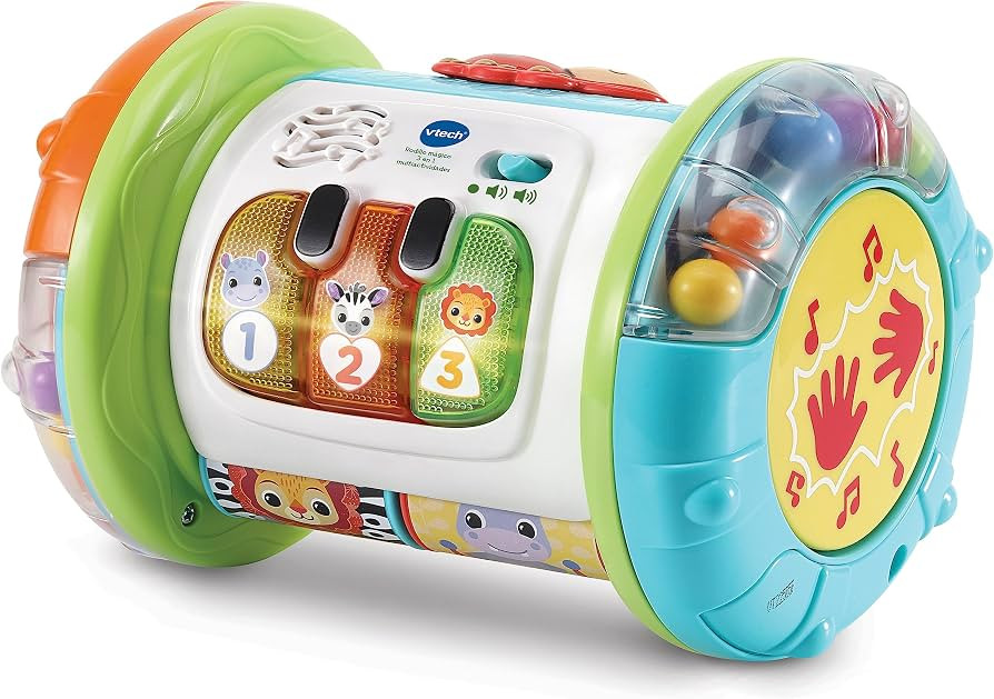 VTech - 3 in 1 Interactive Magic Roller, Multi-Activity Toy for Babies from 6 Months, Drum, Piano... | Amazon (US)