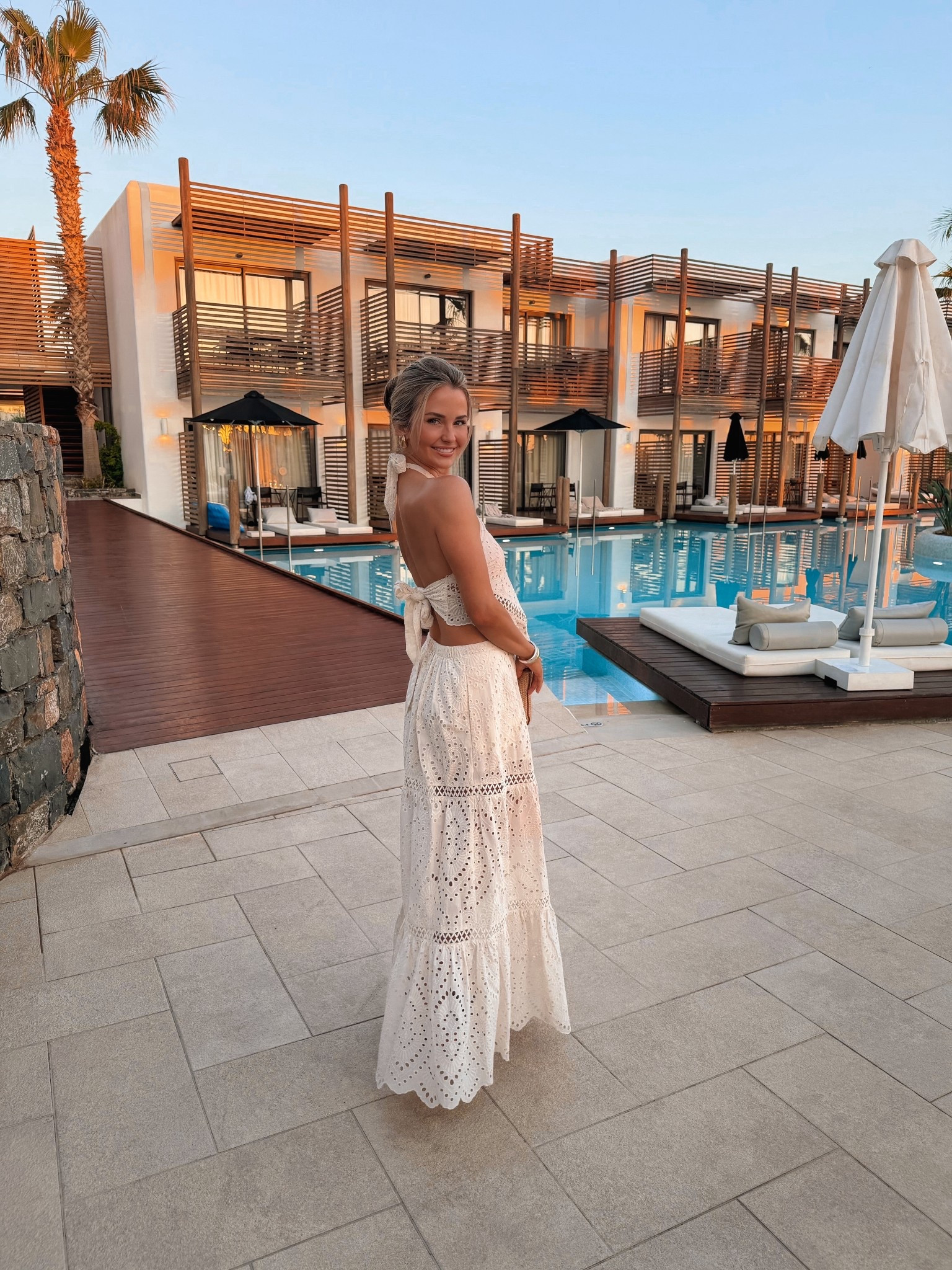 the most perfect greece white eyelet outfit🇬🇷

#LTKgrwm #LTKootd #LTKvlog