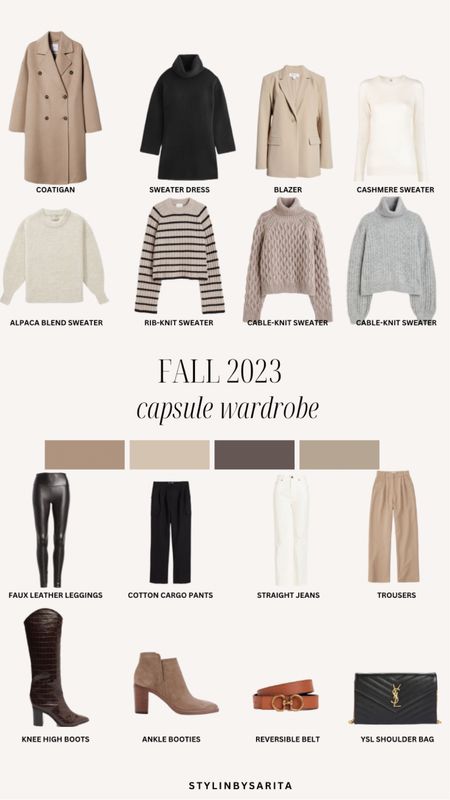Fall capsule wardrobe, capsule wardrobe, sweaters, cashmere sweaters, cargo pants, trousers, white jeans, faux leather leggings, ankle boots, fall fashion 

#LTKstyletip #LTKFind #LTKunder50