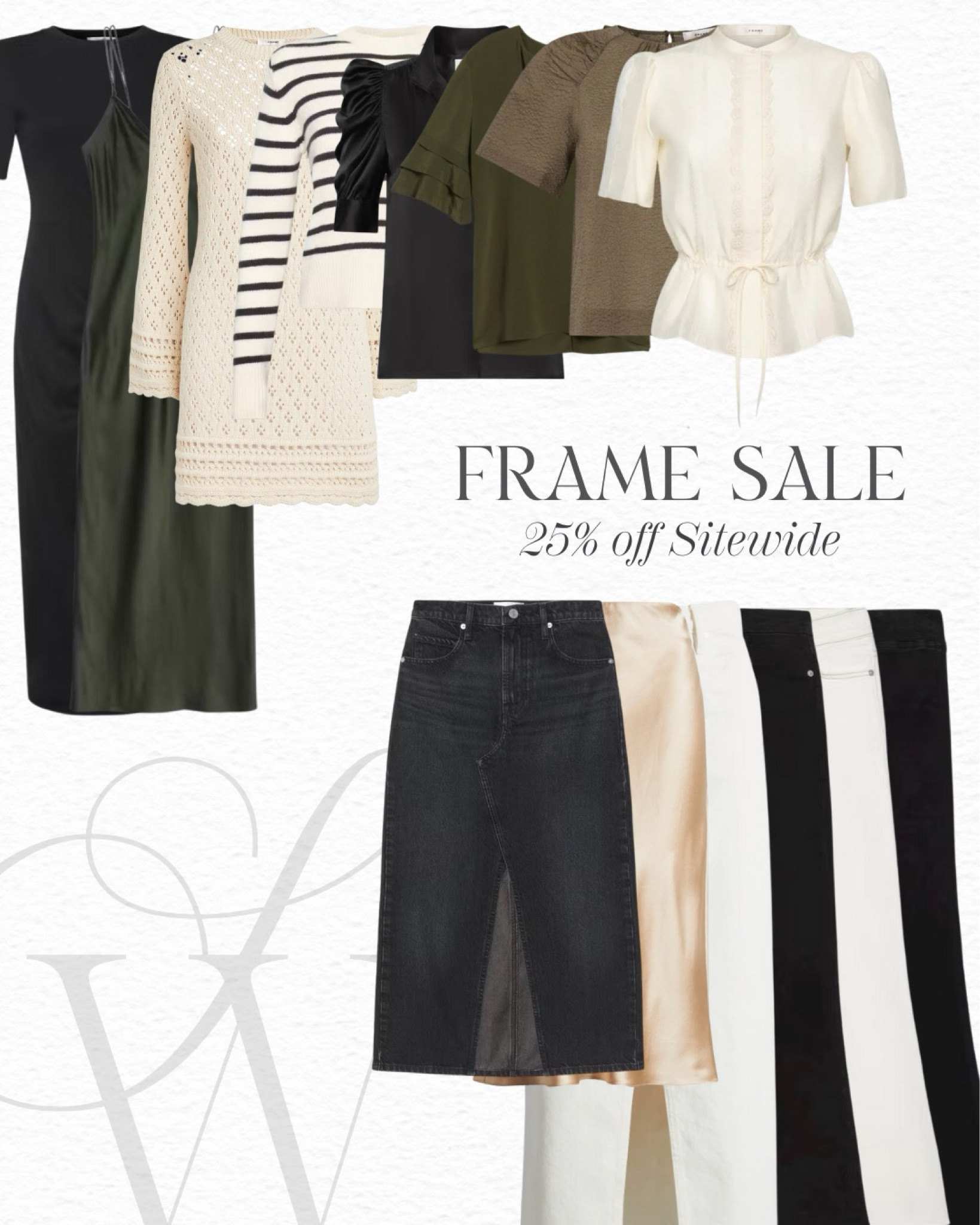 FRAME SALE - Frame is having 25% off right now! Some of my all time favorite pieces are on sale including jeans, sweaters, the Gillian blouse and so much more. 

#LTKstyletip #LTKsalealert #LTKover40