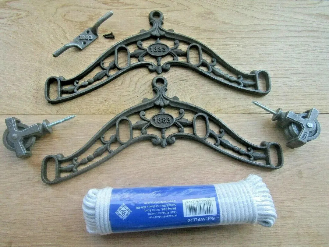 Vintage Iron Ceiling Airer EDWARDIAN Cottage Kitchen Ceiling Mounted Creel Clothes Horse Airer Dr... | Etsy (US)