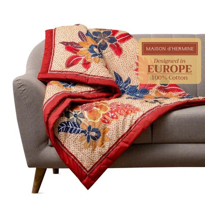 Maison d' Hermine Throw Blanket for Couch Lightweight Soft Warm Breathable Cotton Throw Blankets for Bed Girls Boys Women Men Gifts Sofa Travel Living | Wayfair North America