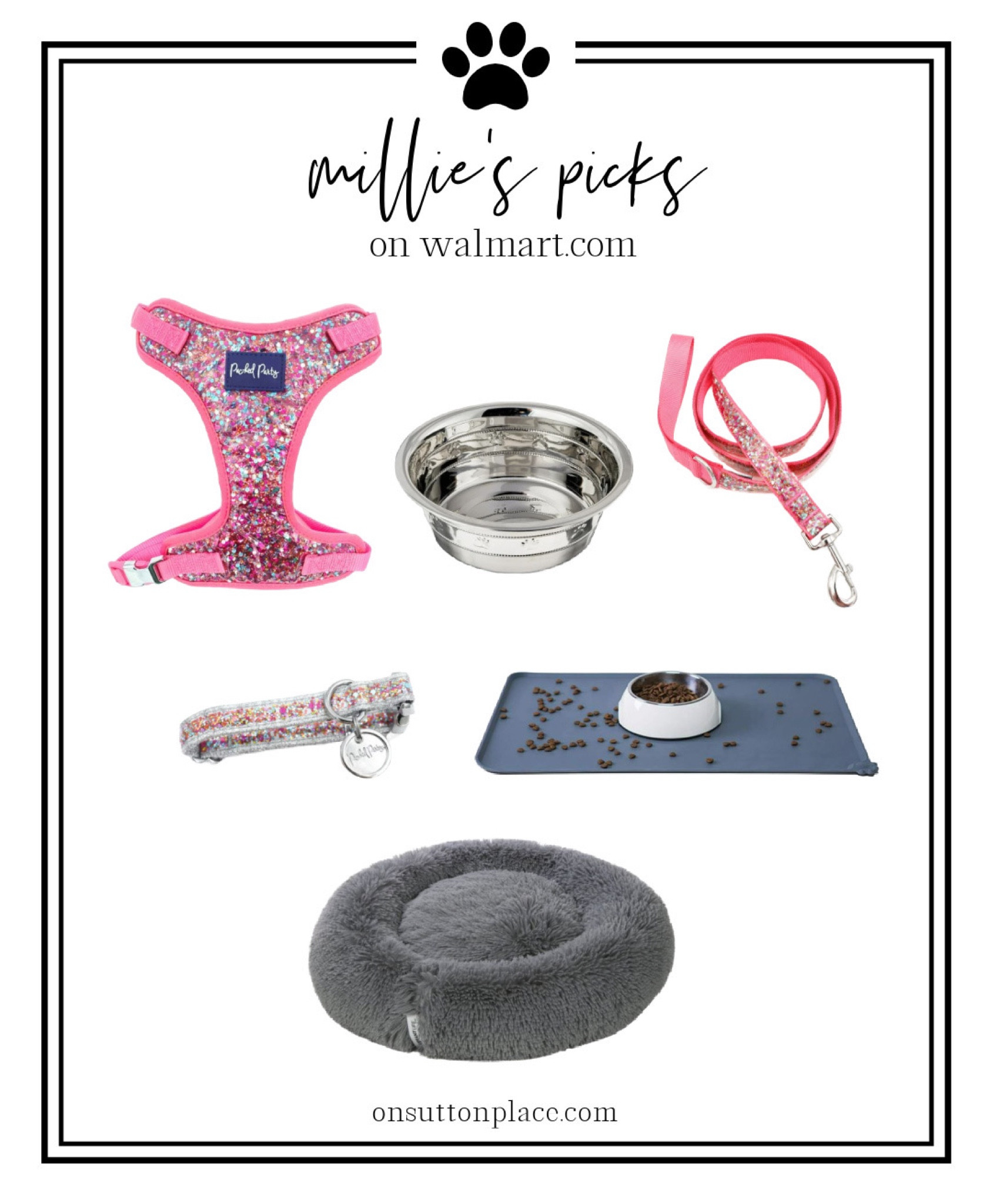 Everything we need to get through the day! All available on walmart.com.
#walmartpartner @walmart 

dog collar, dog bed, dog bowl, dog harness, dog collarr

#LTKfindsunder50 #LTKfamily