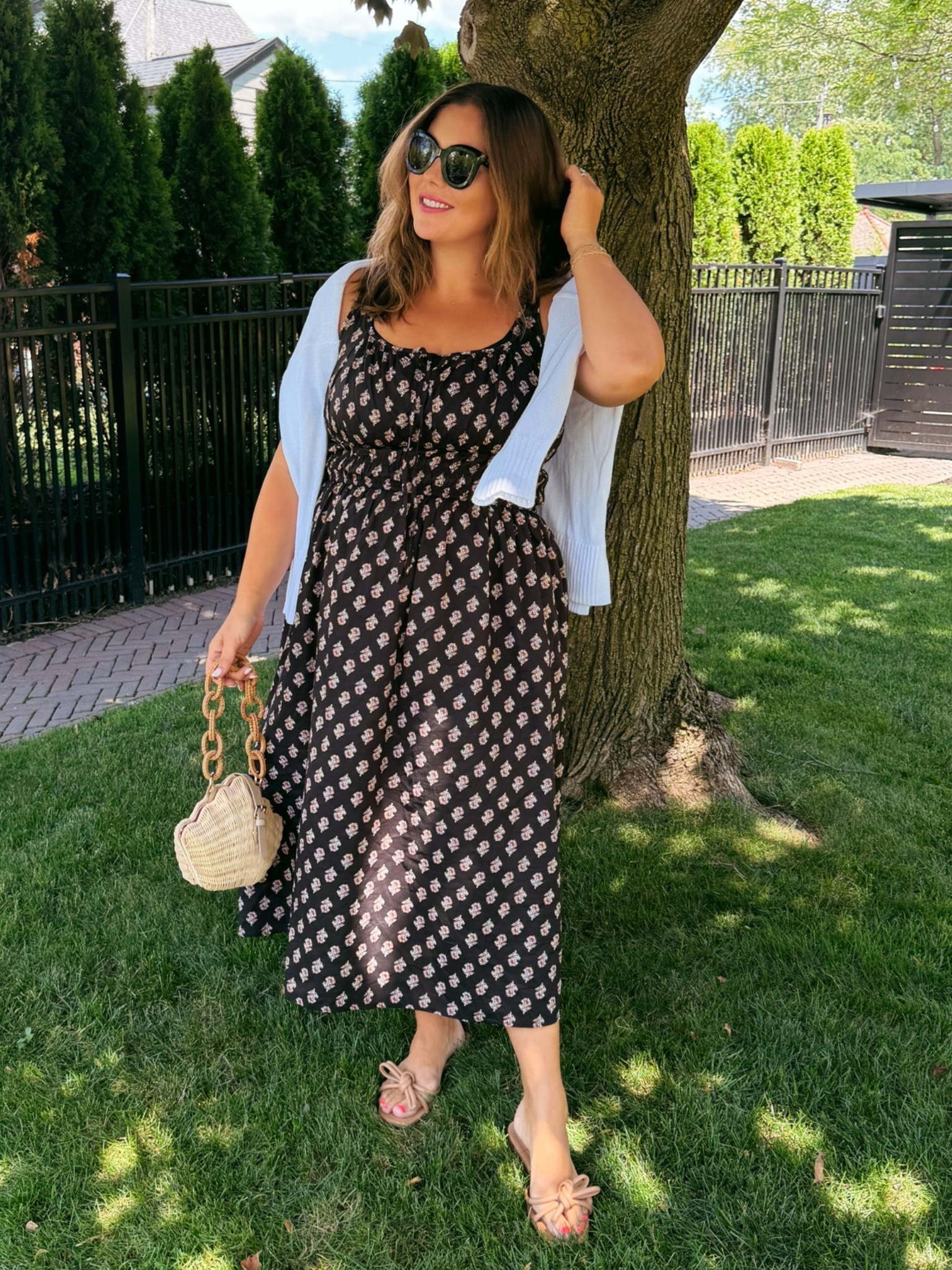 Wearing size XL in dress - sharing similar style sweaters for the complete look.

#LTKootd #LTKSeasonal #LTKMidsize