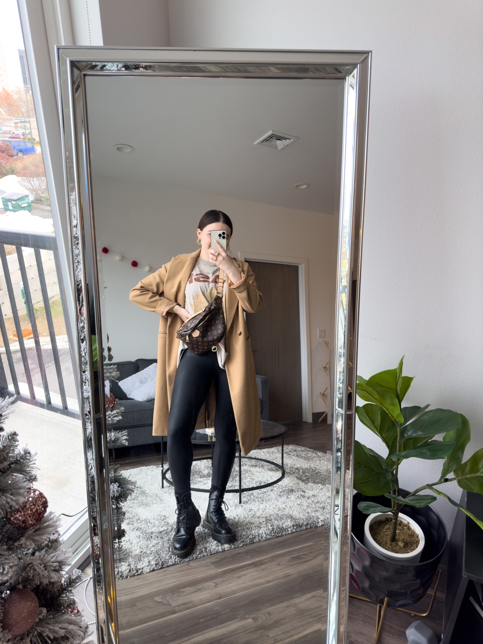 Casual winter outfit idea! Featuring leather leggings and boots

I’m wearing a L/XL coat, M spanx and size 9 boots

#LTKunder100 #LTKstyletip #LTKSeasonal
