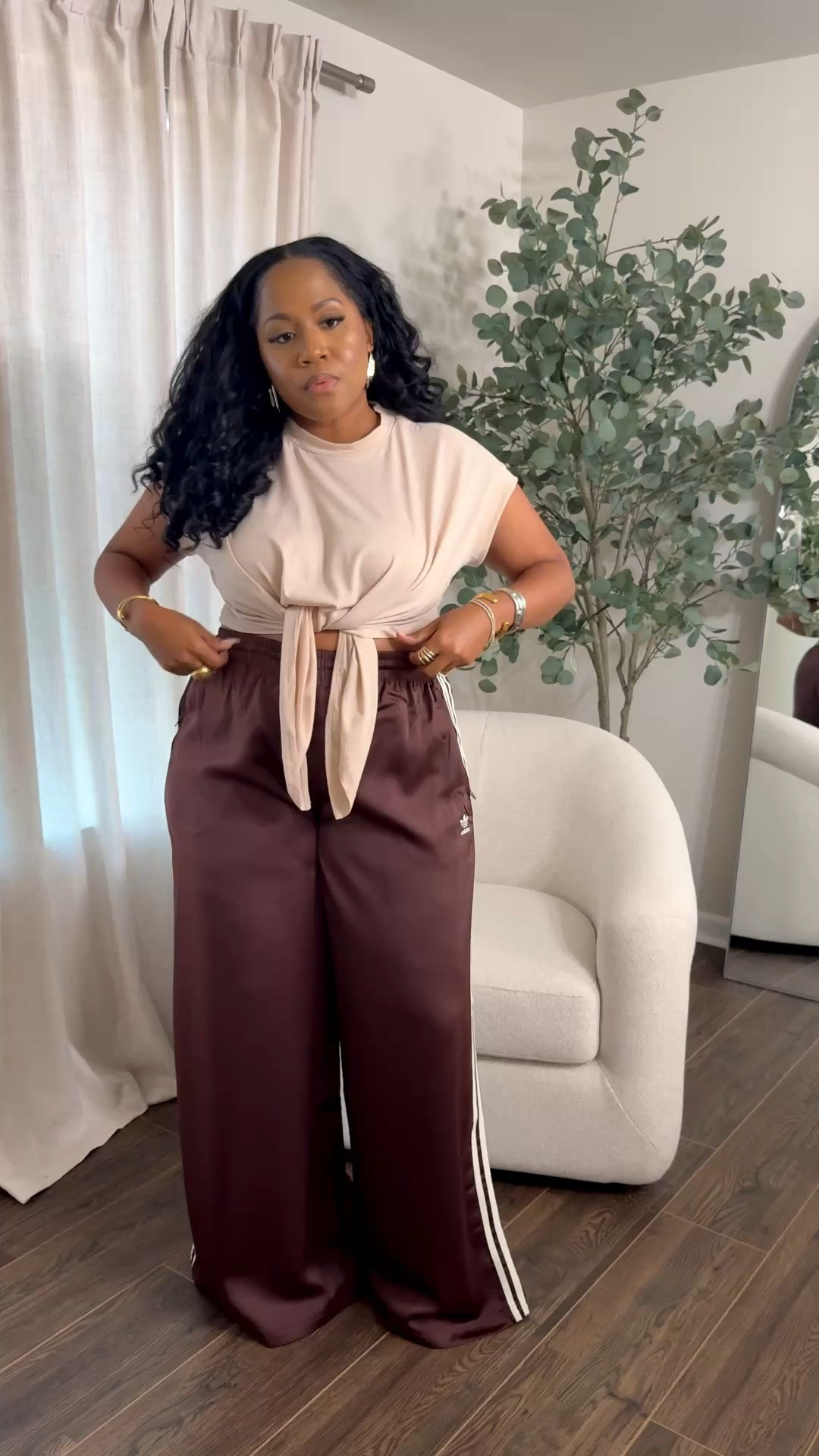 Pants are from @adidas  wearing a size 18. Sandals run true to size from @macys 
Fragrance is new from Juicy couture
Jewelry is Mack & Myyles on IG Use Code DIVA if you shop.

#LTKdayinmylife #LTKgrwm #LTKootd