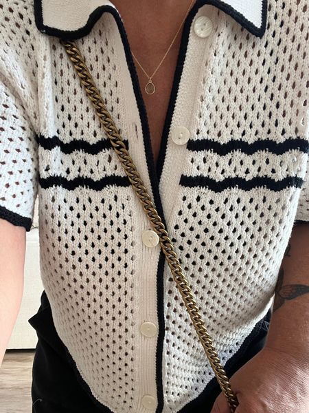 Black and white outfit for summer /Summer outfit/crochet top /Abercrombie / Tory Burch / Ippolita / Saks Fifty Avenue

#LTKMidsize #LTKStyleTip #LTKSeasonal

#LTKFindsUnder100 #LTKOver40 #LTKTravel