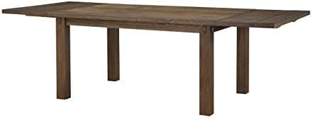 Acme Furniture Rectangular Dining Table with Leaves, Dark Oak | Amazon (US)
