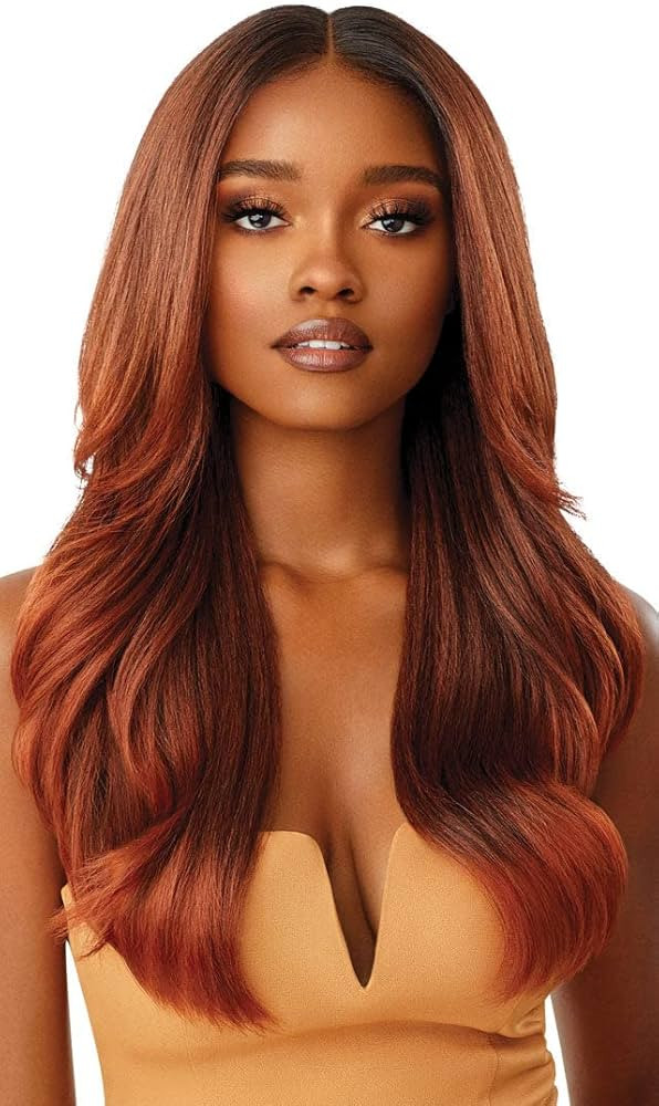 Outre Lace Front Wig - Melted Hairline - Kamiyah (DR2/GINGER BROWN) | Amazon (US)