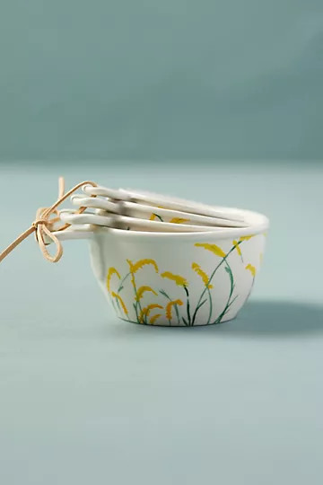 Goldenrod Ceramic Measuring Cups | Anthropologie (US)