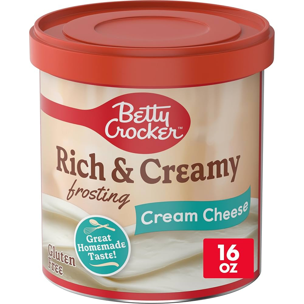 Betty Crocker Rich and Creamy Cream Cheese Frosting, Gluten Free, 16 oz | Amazon (US)