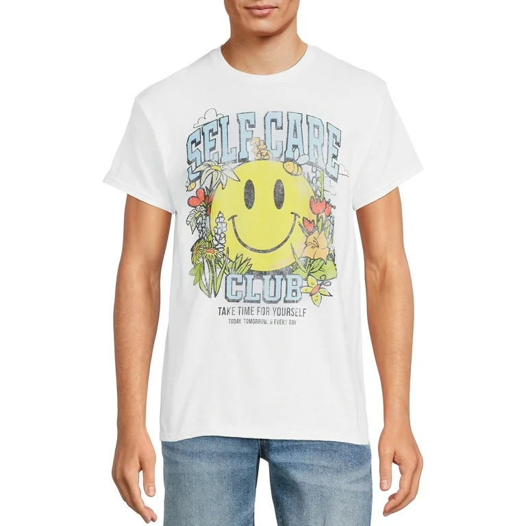 Humor Men's & Big Men's Self Care Club Graphic T-Shirt | Walmart (US)
