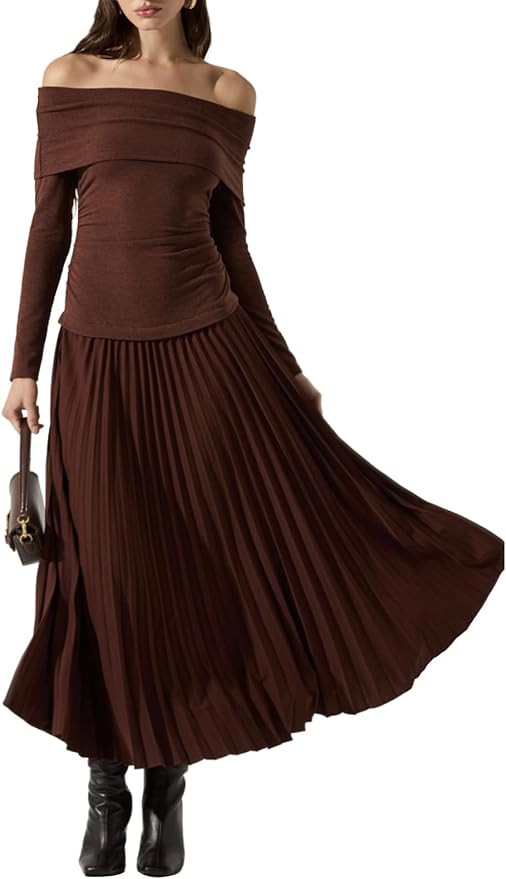 ASTR The Label Women's Tanaia Mixed Media Dress | Amazon (US)