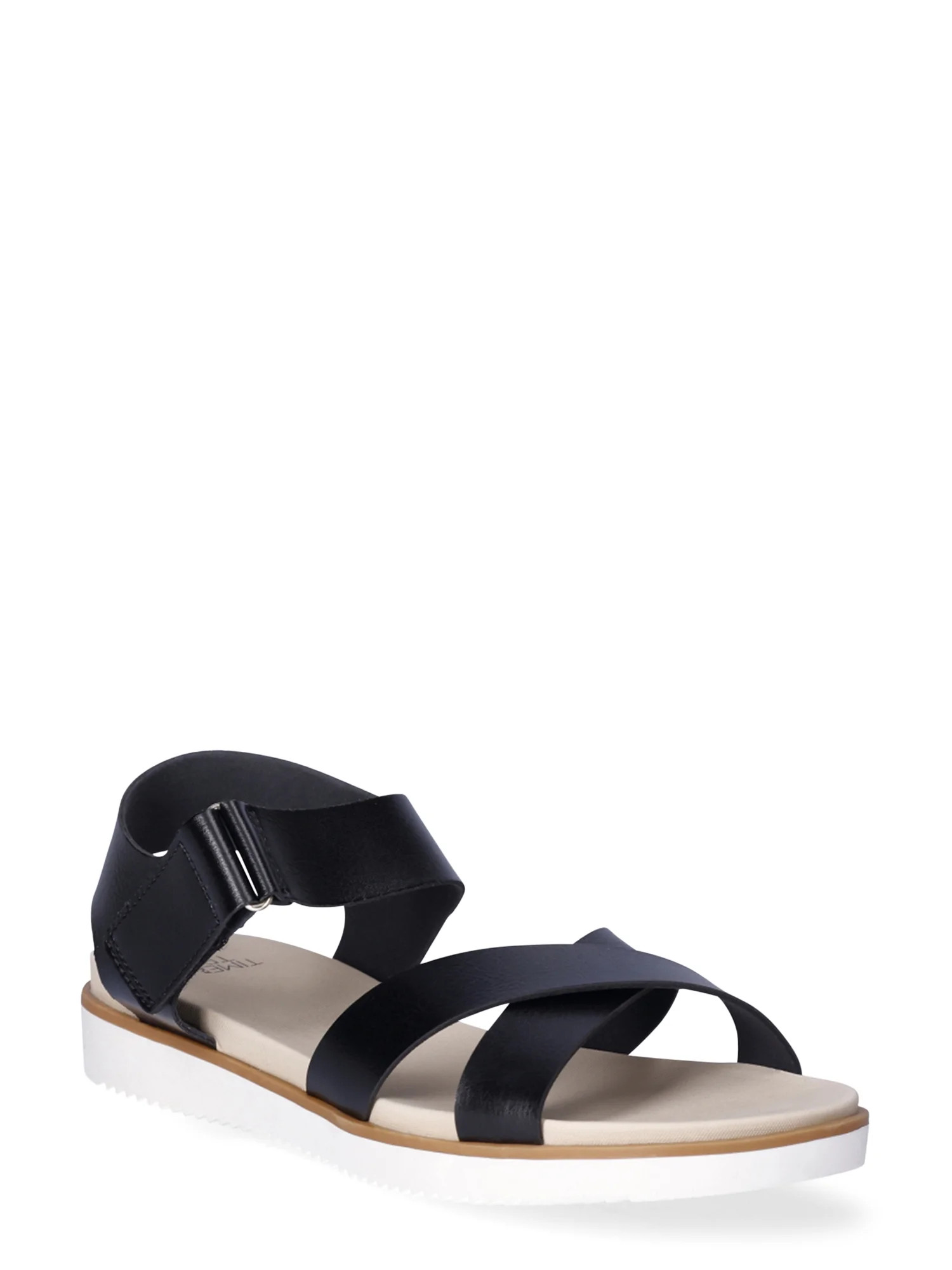 Time and Tru Women's Comfort Sandal-Wide Width Available - Walmart.com | Walmart (US)