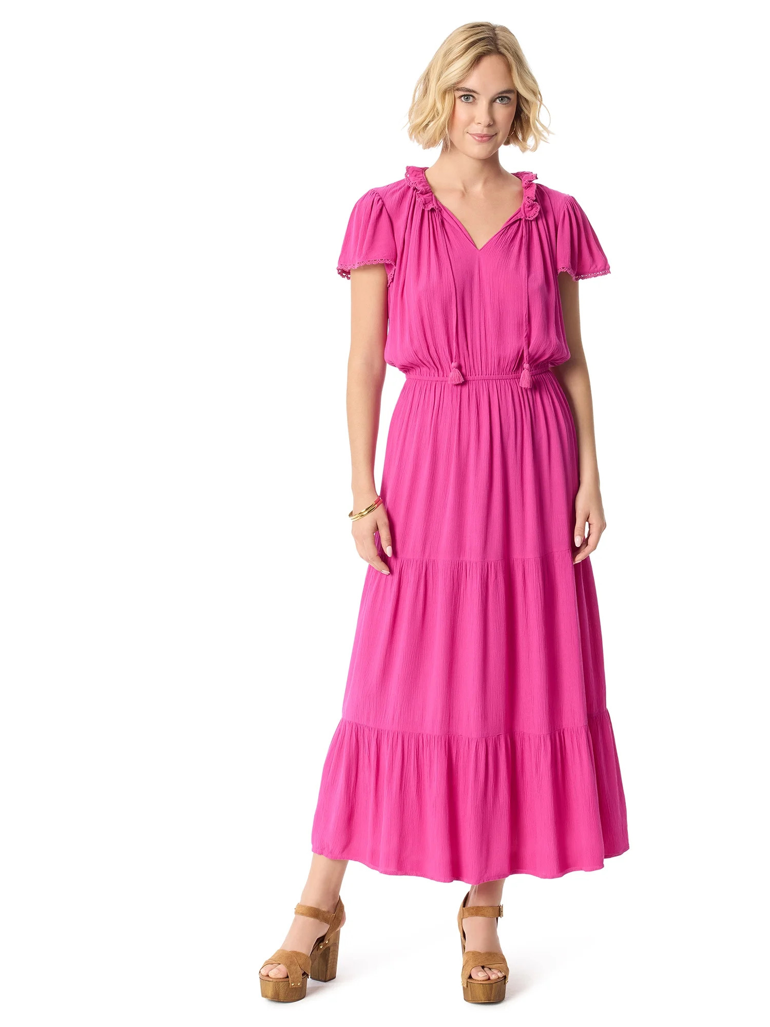 Jessica Simpson Women's Lexie Maxi Dress, Sizes XS-XL | Walmart (US)