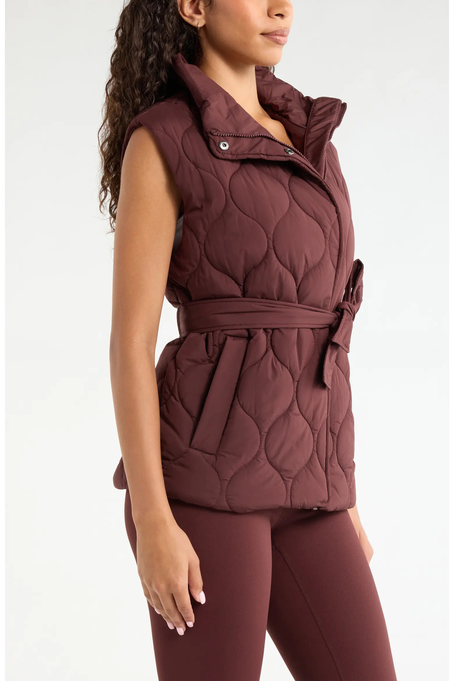 Skyline Belted Puffer Vest (Women) | Nordstrom | Nordstrom