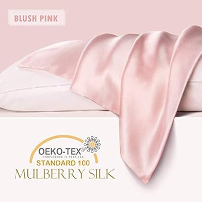 YANIBEST Silk Pillowcase for Hair and Skin - 600 Thread Count 100% Mulberry Silk Bed Pillowcase w... | Amazon (US)