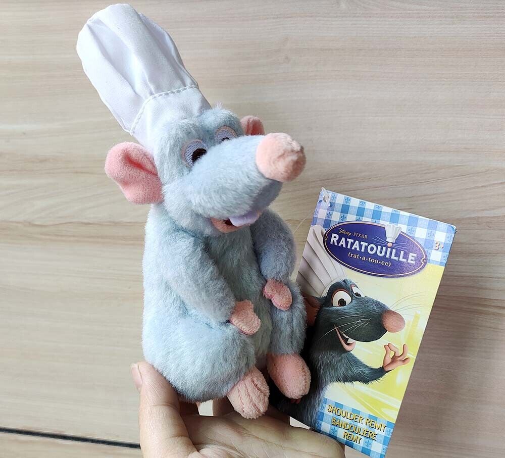 NEW Disney Parks Chef Remy Magnetic Shoulder Pal Plush 5&#034; Doll Ratatouille  | eBay | eBay US