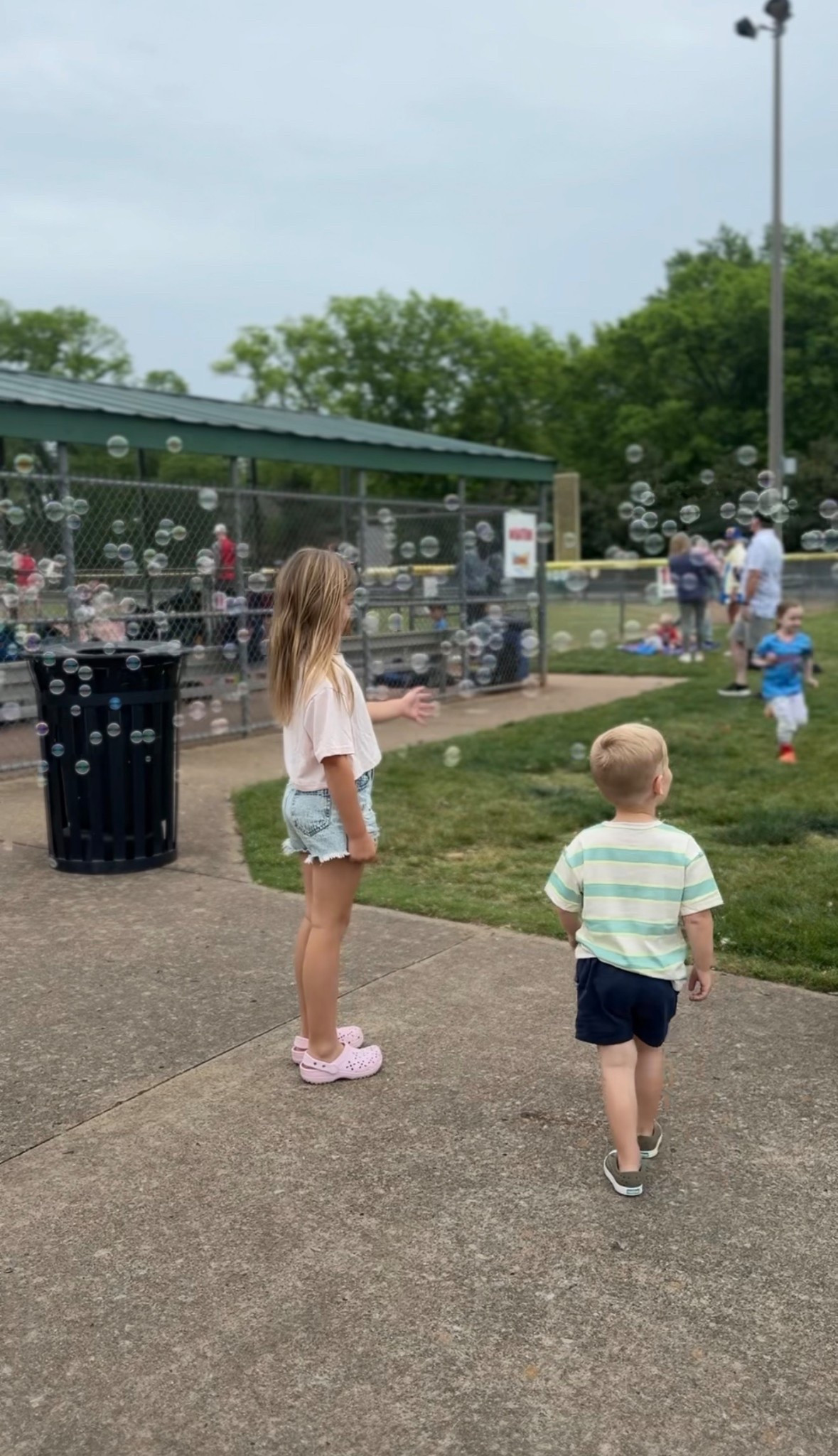 Charlee’s Jean shorts and 3 pack crew neck shirts from Amazon 
