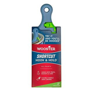 Wooster 2 in. Shortcut Hook & Hold Polyester Angle Sash Brush 0H32210020 - The Home Depot | The Home Depot